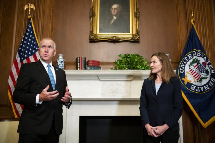 Virus spreads on panel handling Supreme Court nomination